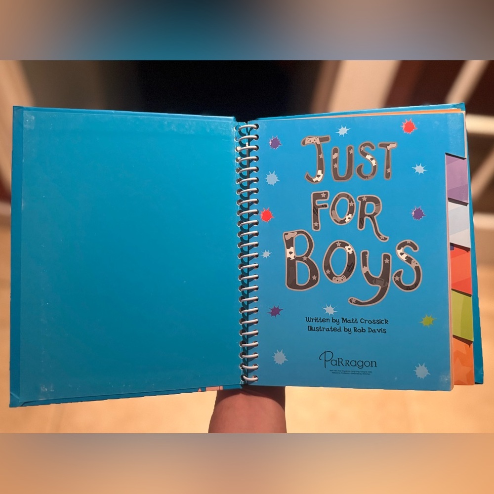 Just For Boys: A Book About Growing Up Hardcover Book - Picture 6 of 15